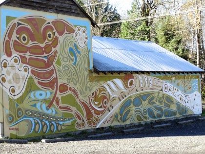 The North face of the House as completed by Craig and Zann Jacobrown